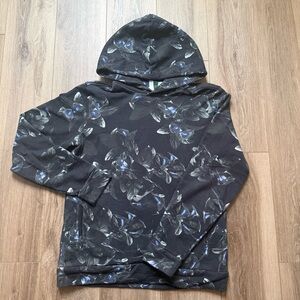 Reserva mens Floral Black Hoodie size medium